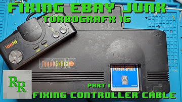 Turbografx-16 - Part 1 - Repairing bad controller plug - Fixing Ebay Junk