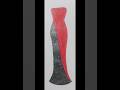 Drawing of Red Black gown