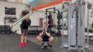 DB Goblet Cyclist Squat (TN)