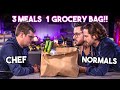 Grocery Shop Challenge: Chef vs Normals | (Ep.2) Sorted Food