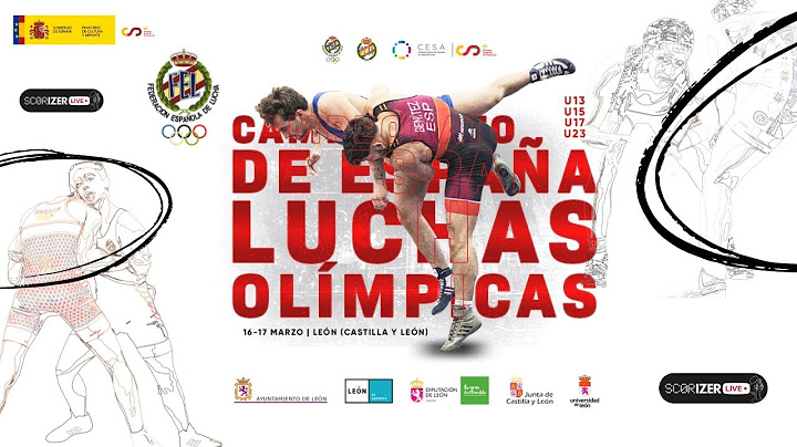 TAPIZ B - CAMPEONATOS DE ESPAÑA U23 LUCHAS OLÍMPICAS