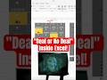 No More Boring Sheets: Deal or No Deal Excel Edition