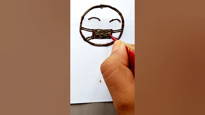 Face With Medical Mask Emoji😷Easy#shorts#short#shortsfeed#youtubeshorts#viral#tiktok#trending#mehndi