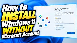 How to INSTALL Windows 11 WITHOUT Microsoft Account (2026)