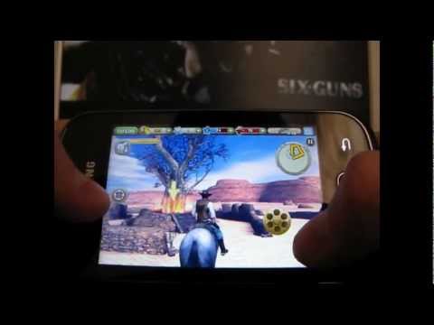 Видео: Galaxy Gio. Six guns - android game (Gameplay)