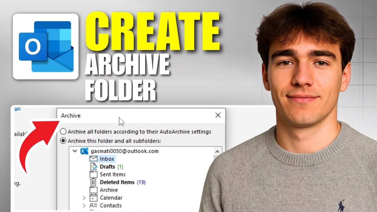 How to Create An Archive Folder in Outlook (Tutorial 2026) - YouTube