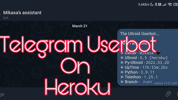 How to make Telegram Userbot