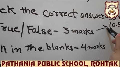 Pathania World Campus- Class 4- Computer- EV-1 Exam Instruction Video