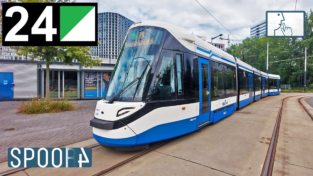 Cabinerit Tram 24 Amsterdam De Boelelaan VU Frederiksplein 4K cabinerit-tram-24-amsterdam-de-boelelaan-vu-frederiksplein-4k