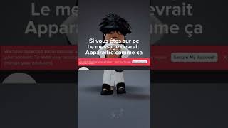 Message important aux joueurs Roblox ⚠️ (Hack)