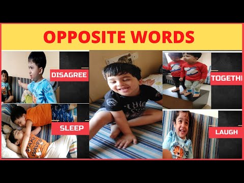 Opposite Words | Opposite Words For Preschoolers | English opposites | Antonym