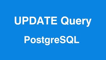 PostgreSQL UPDATE Query in Table psql Shell