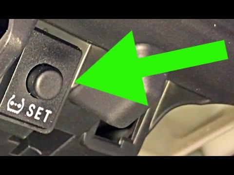 2011 - 2015 Toyota Prius tire pressure sensor reset Button! - YouTube