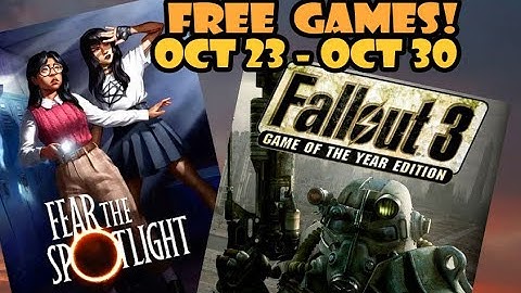 Every Claimable Free Games This Week! (Oct 23 - Oct 30)