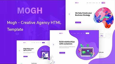 Mogh - Creative Agency HTML Template | Themeforest Website Templates and Themes