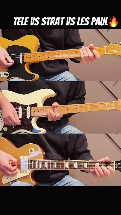 Download lagu Fender Tele vs Strat vs Gibson Les Paul - Best blues guitar sound?🔥 #shorts #music #youtubeshorts