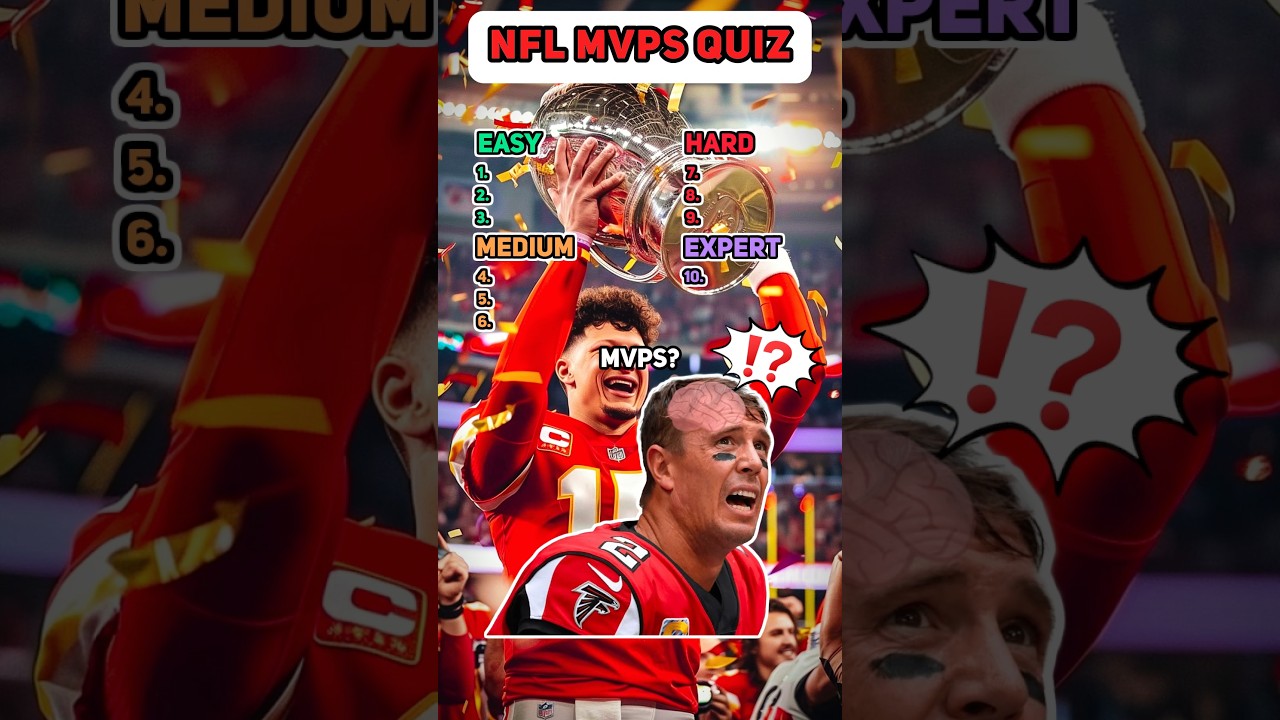 NFL MVPs Quiz! 