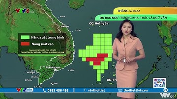 Bản tin thời tiết biển ngày 02/05/2022: Ngư trường khai thác cá ngừ vằn tháng 5 | VTVWDB