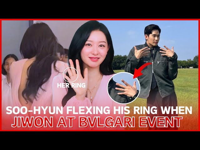 Kim Soo-hyun active in the bubble, flexing his ring after Kim Jiwon attended Bvlgari event Singapore class=