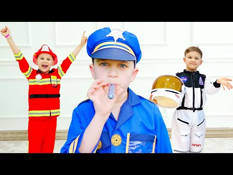 Roma and Diana What is this profession? Jobs and Occupations for Kids - ★ Kids Roma Show