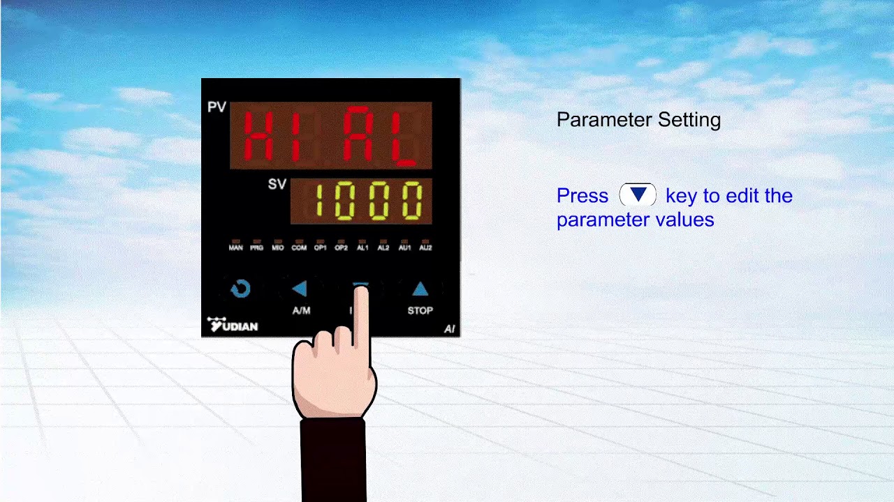 Temperature Controller Support   YUDIAN Parameter Setting