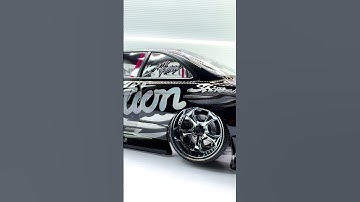 All made with paint. Customizing RC drift bodyshells with airbrushing techniques