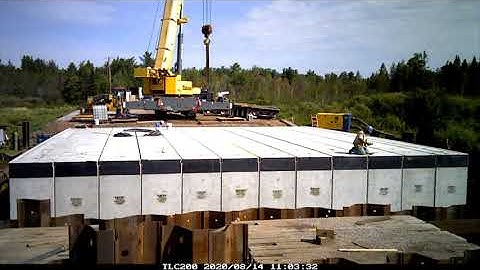 MegaBox  - Timelapse of 48 Foot Wide Box Culvert Install