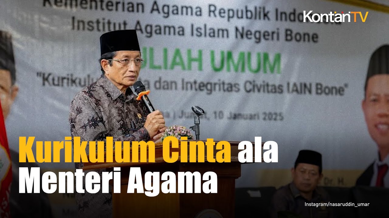 Menteri Agama Tengah Menyusun Kurikulum Cinta, Ini Penjelasannya | Kontan News