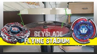 BEYBLADE METAL BATTLE ON A FLYING STADIUM