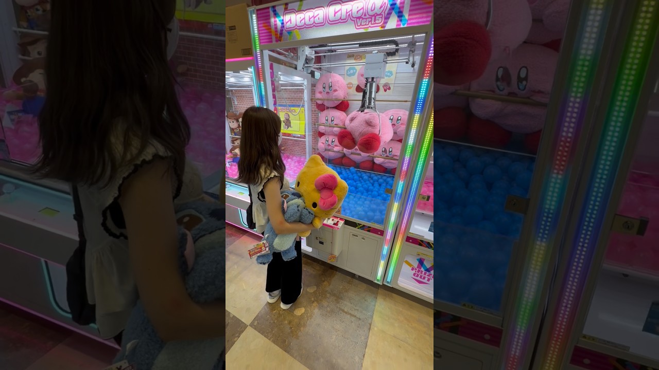 休日にぬいぐるみを大量に取ろうとしたら… #クレーンゲーム #ufoキャッチャー #ぬいぐるみ #ゲームセンター