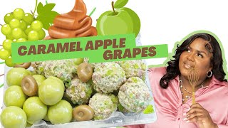 Easy Caramel Apple Candied Grapes Recipe | Step-by-Step Tutorial