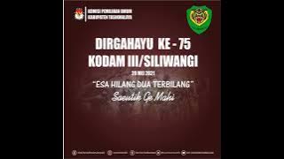 DIRGAHAYU KE 75 KODAM III SILIWANGI