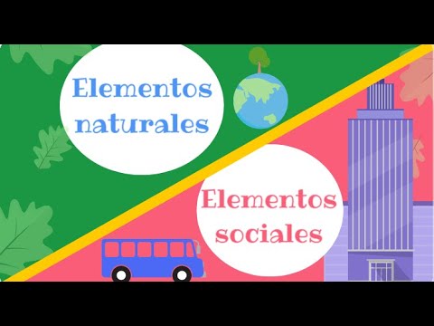  Elementos naturales y sociales niños