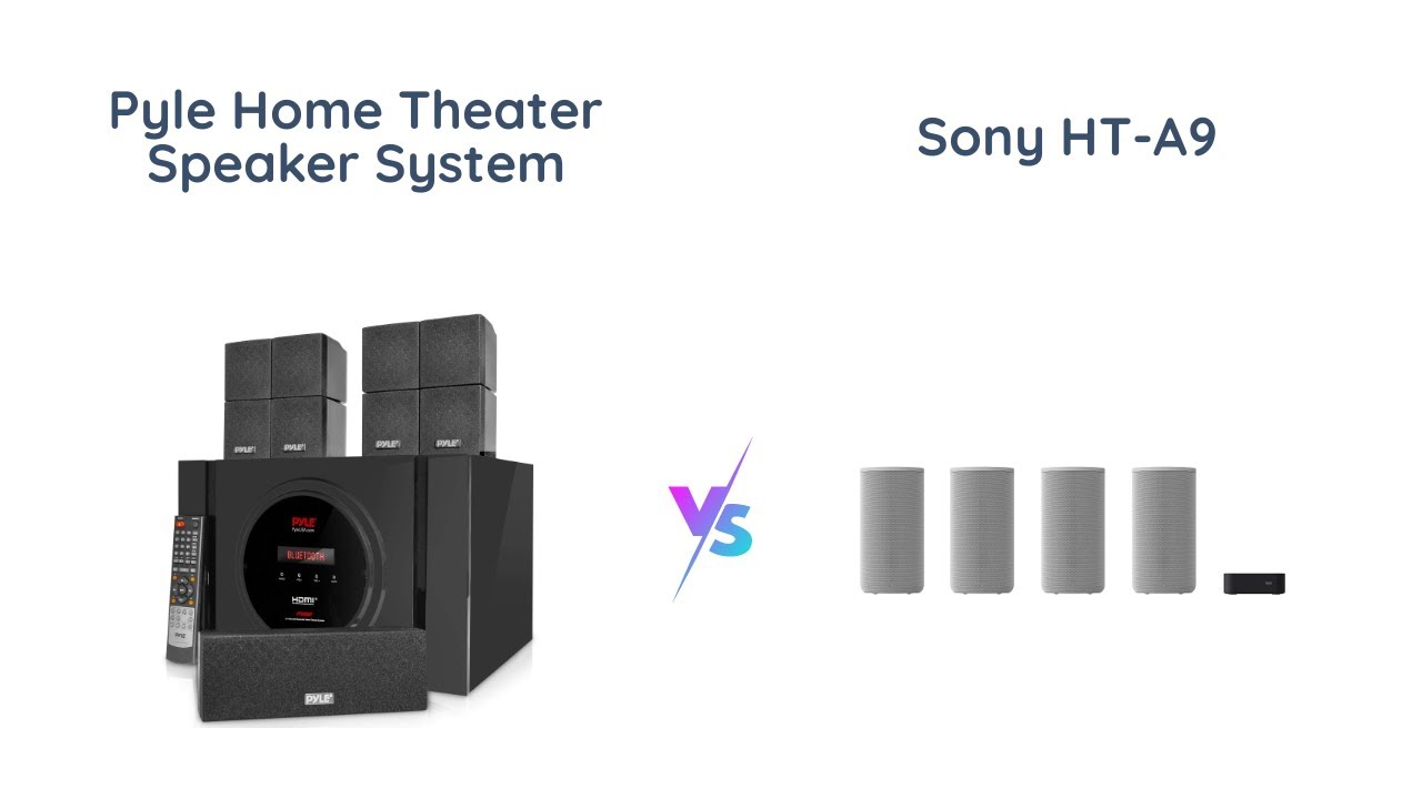Pyle vs Sony Home Theater Speaker System Comparison YouTube