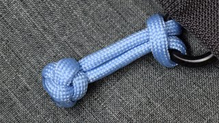 Nudo diamante paracord tirador de zipper  - (zipper pull)