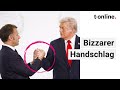 Trump und Macron irritieren mit Begrüßung bei Gaza-Gipfel