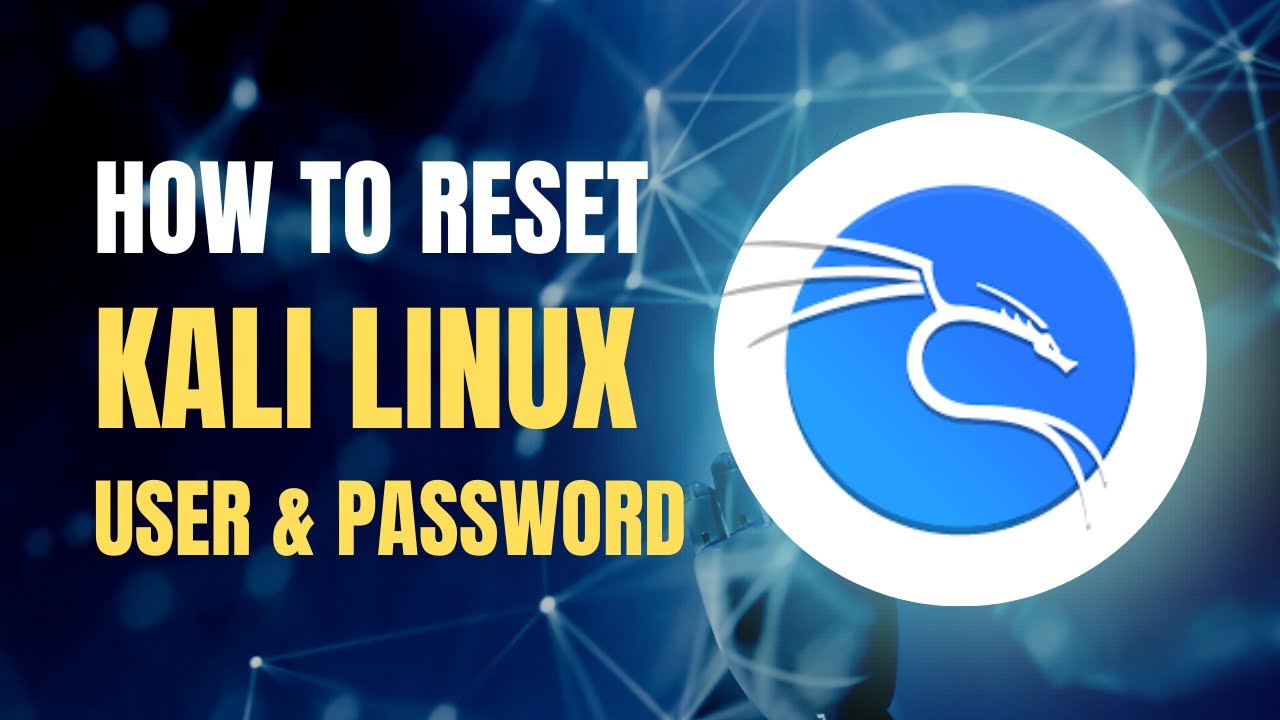 How To Reset Password & User on Kali Linux 2023 YouTube
