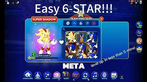 Get a 6-STAR CHARACTER IN SONIC SPEED SIMULATOR (SUPER EASY)