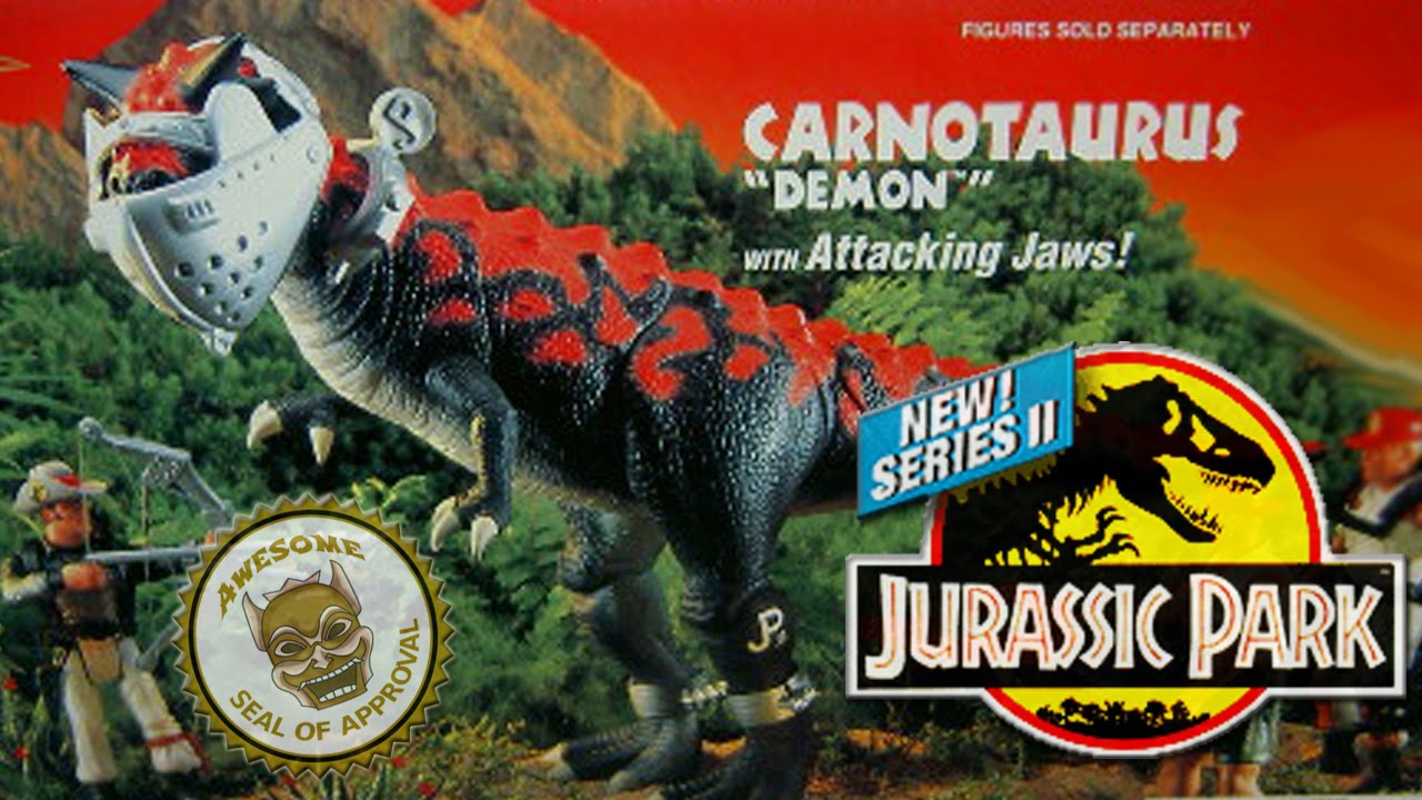 Jurassic Park Toys (JP Series 2) - Carnotaurus Review - YouTube