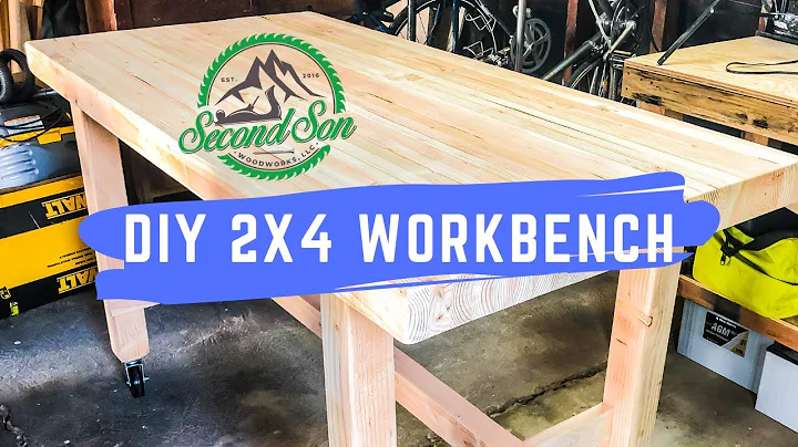 HOW TO BUILD a 2X4 Workbench//Bar Height Table//Under $200