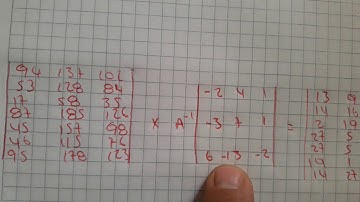 Criptografía con matrices.
