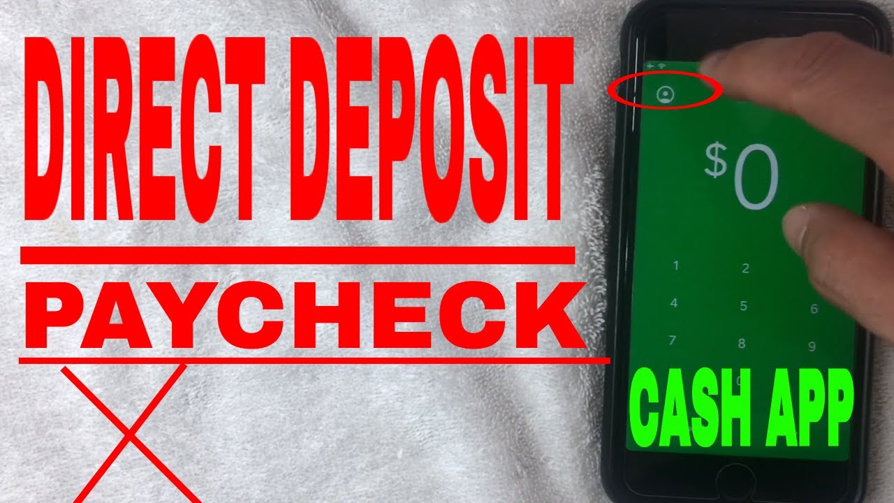 how-to-setup-payroll-paycheck-direct-deposit-to-cash-app-youtube