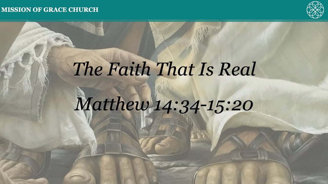 The Faith That Is Real (Message) - YouTube