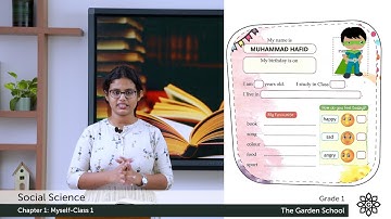 Grade 1 Social Science Chapter 1 Class 1 About Myself (how to introduce yourself in English)