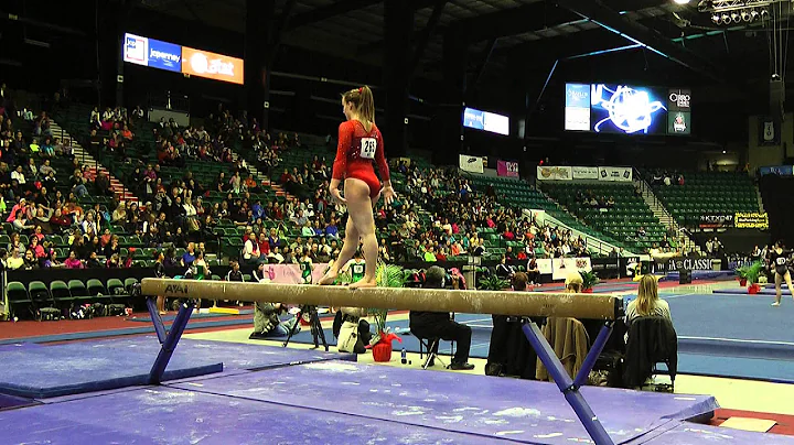 Samantha Ogden - Beam - 2014 WOGA Classic