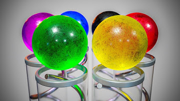 Marble Run Animation #1 with Softbody Balls