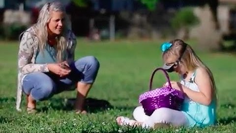 Watch a legally blind girl use eSight to see the Easter Bunny for the first time