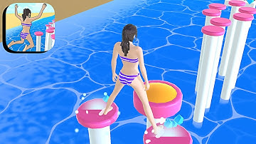 Hopscotch Run ​- All Levels Gameplay Android,ios (Levels 31-34)