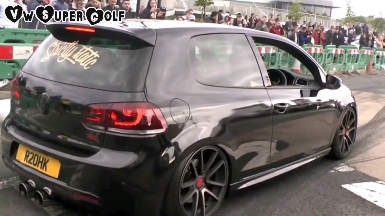 Golf MK 6 R Extreme Loud Shooting Flames 🇩🇪 - YouTube