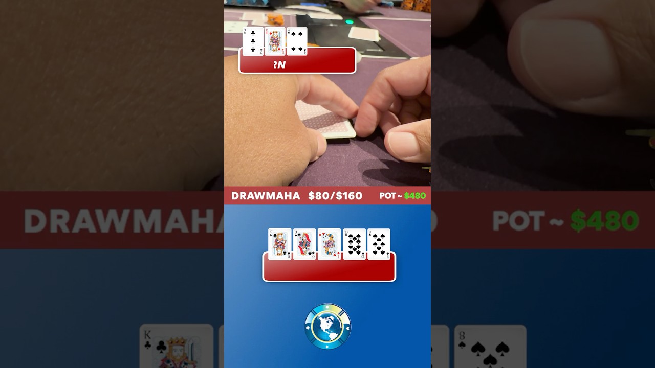 НЕВЕРОЯТНАЯ раздача в покере Drawmaha в смешанной игре $80/160 в Лас-Вегасе